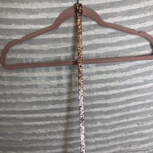 Pink sparkle EXPRESS belt